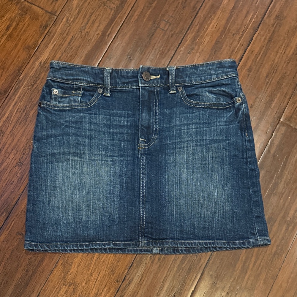 GAP Dark Blue Denim Mini Skirt